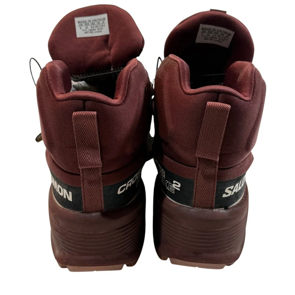 Salomon Men's Burgundy Brown Trail Running Boots